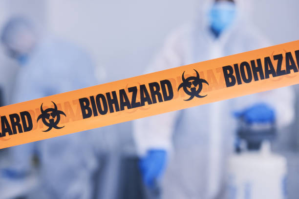 Professional Biohazard Cleanup technician working in Oshkosh, WI